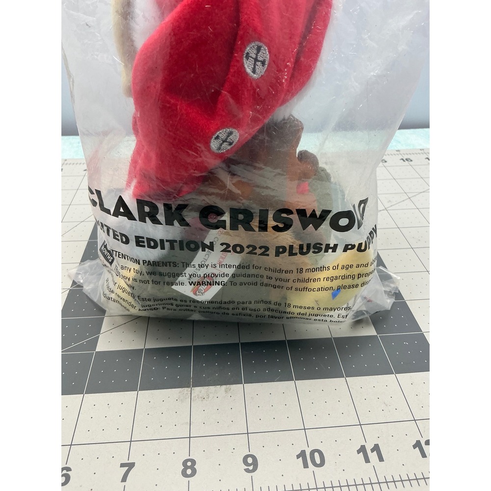 Raising Canes Clark Griswold 2022 Limited Edition Plush Puppy Christmas Vacation - Picture 6 of 10
